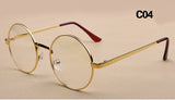 ROYAL GIRL Vintage Round Spectacles Metal Eyeglasses Frames Clear Lens Glasses ss797