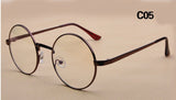 ROYAL GIRL Vintage Round Spectacles Metal Eyeglasses Frames Clear Lens Glasses ss797